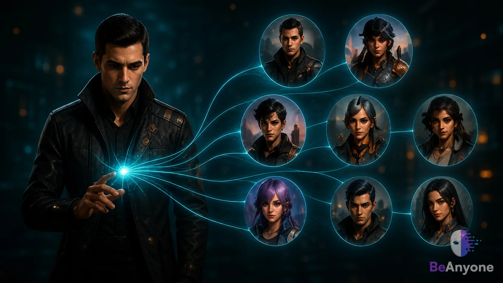 Original digital character concepts being developed