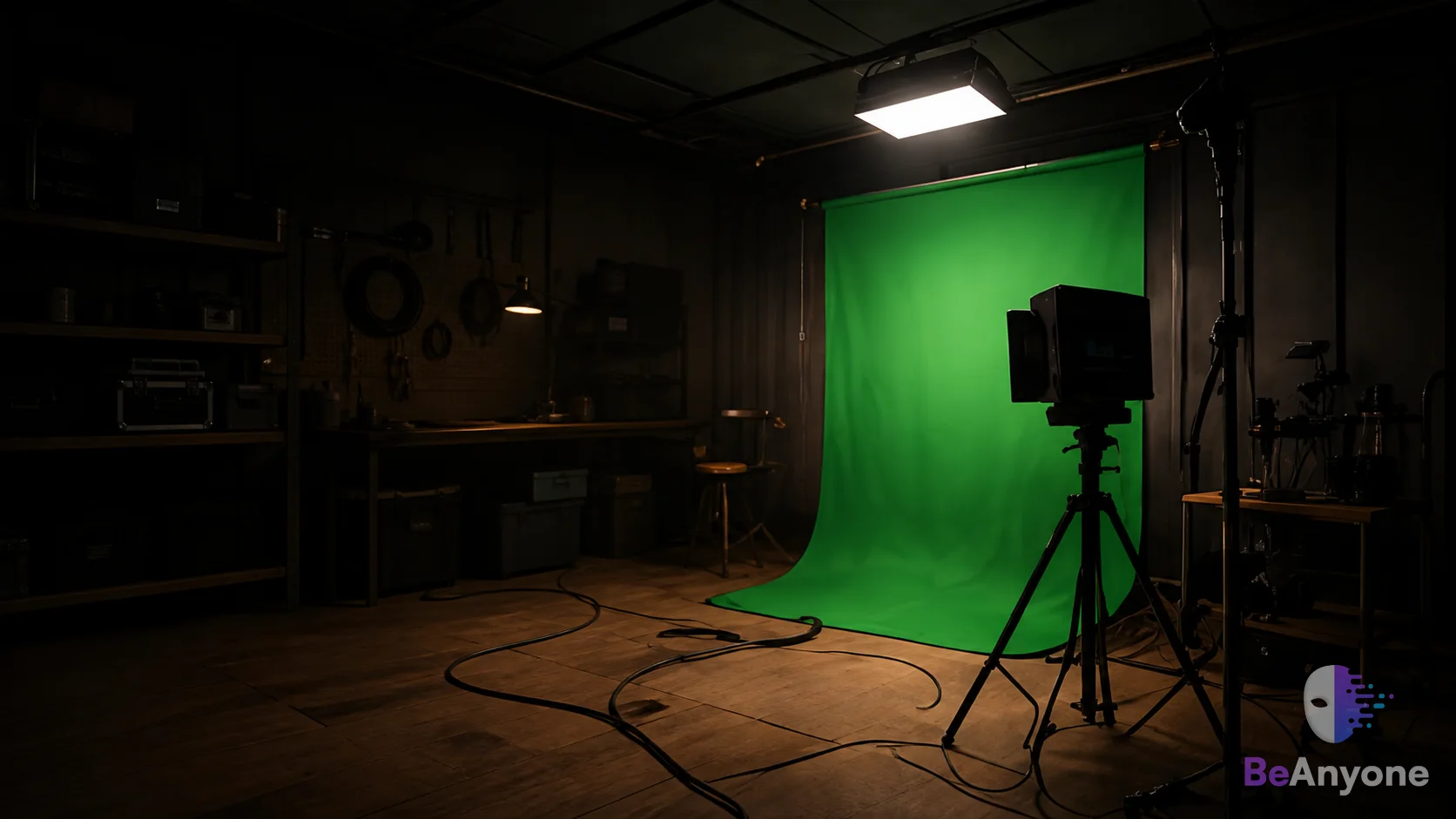 A creator building a compact live broadcasting workflow